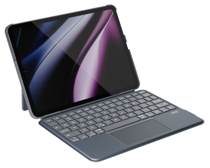 Pouzdro s klávesnicí Epico na tablet Apple iPad, šedá barva