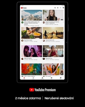 Dotykový tablet Samsung Galaxy Tab A7 stříbrný Dotykový tablet Samsung Galaxy Tab A7 stříbrný
