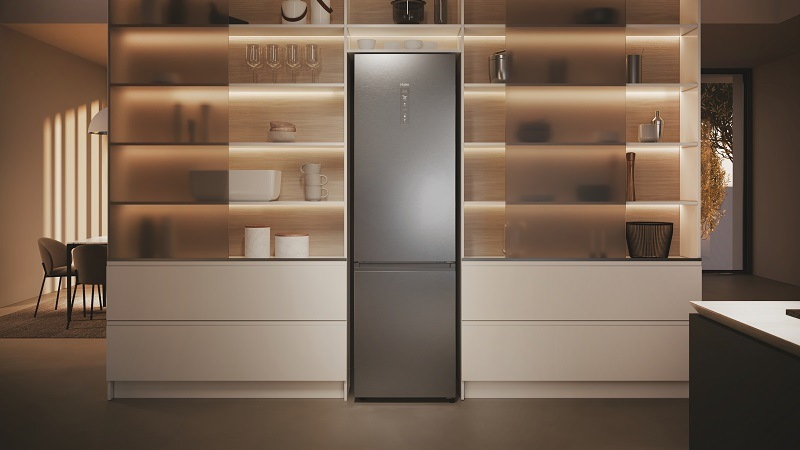 Chladnička s mrazničkou Haier HDPW5620ANPK nerez Chladnička s mrazničkou Haier HDPW5620ANPK nerez