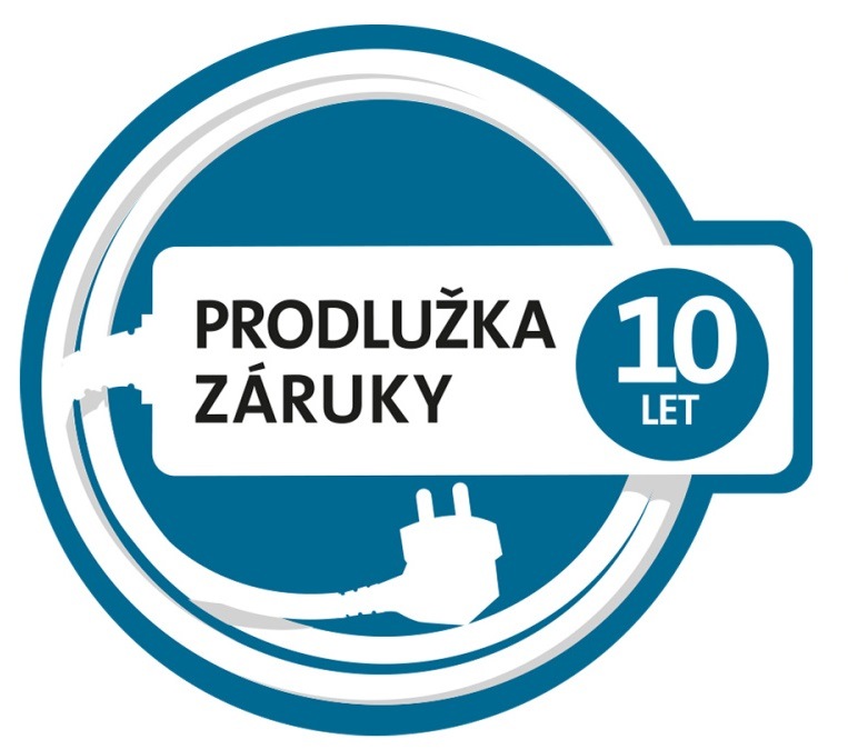 myčka ETA, prodloužená záruka