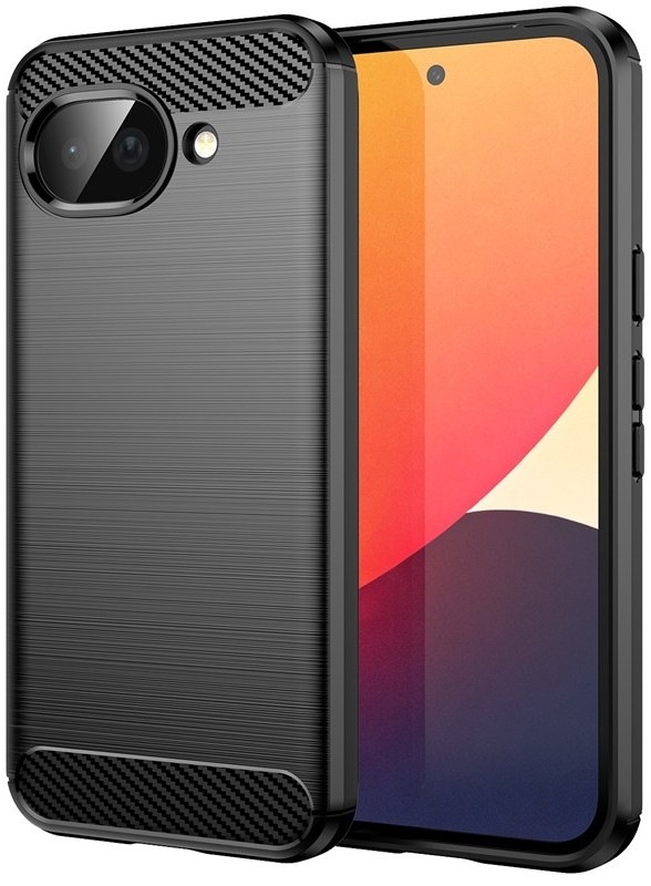 Kryt na mobil WG Carbon na Google Pixel 10a 5G v černém provedení