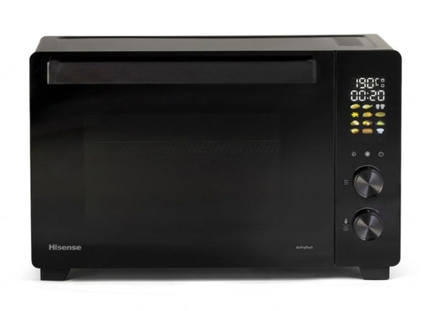 Mini trouba Hisense HOM30AF AirFry, černá barva