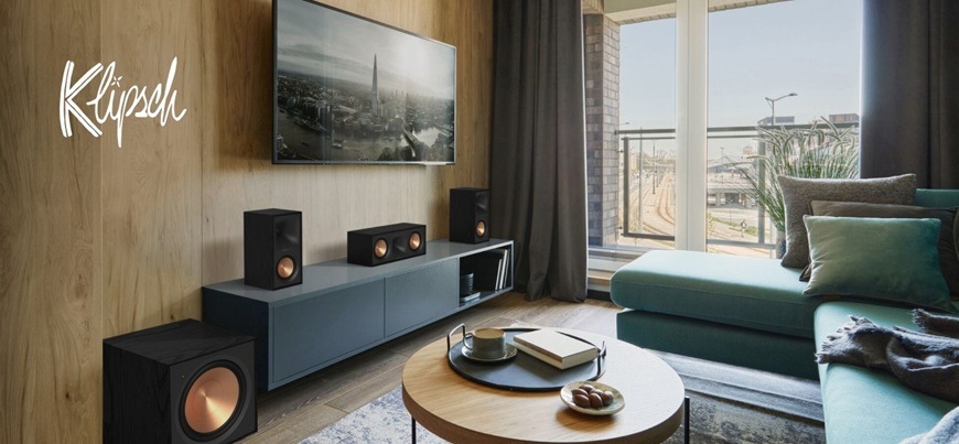 Reproduktory Klipsch Reference 5.1 R-605FA (2 ks) / R-40M (2 ks) / R-50C (1 ks) / R-101SW (1 ks) černé Reproduktory a subwoofer Klipsch jsou součástí moderní domácnosti.