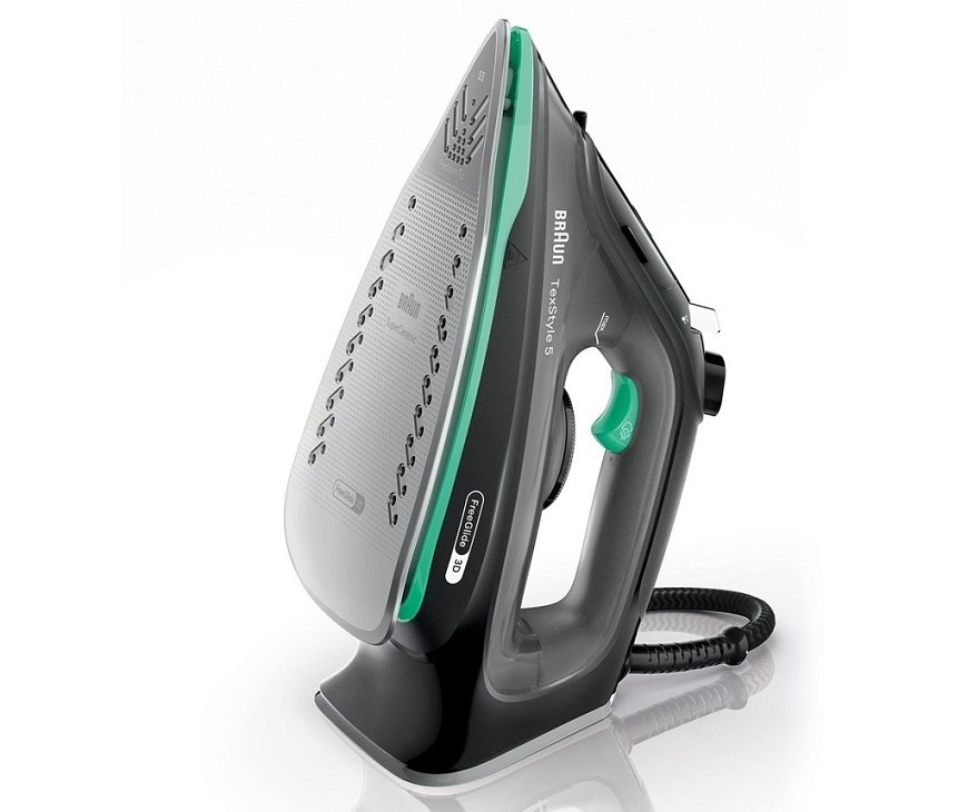 Žehlička Braun TexStyle 5 SI5277.GR černá/zelená Žehlička Braun TexStyle 5 SI5277.GR černá/zelená