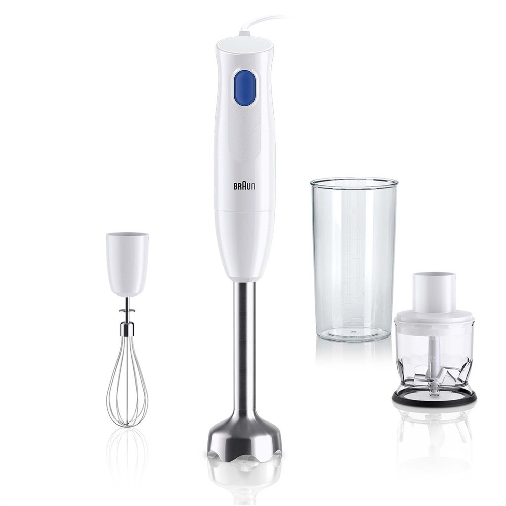 Ponorný mixér Braun MQ10.202MWH MultiQuick 1 je osazen 450W motorem