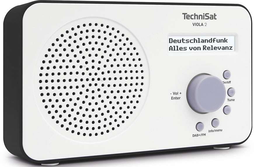 Radiopřijímač DAB+ Technisat VIOLA 2, bílý