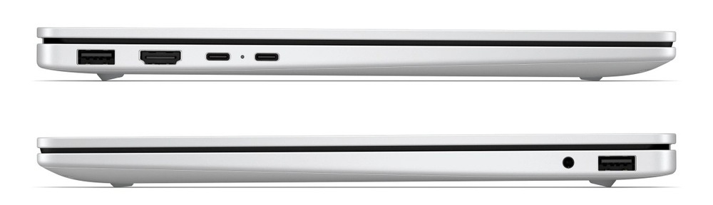 Notebook HP OmniBook 5 AI 14-hh0001ncx + Game Pass předplatné na 2 měsíce stříbrný HP OmniBook 5 AI má ve výbavě i Thunderbolt 4