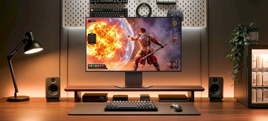 Herní monitor LG UltraGear 32GX870B-B černý Kromě toho se můžete těšit na pokrytí barevného prostoru DCI-P3, kontrastní poměr 1 850 000 : 1 nebo na široké pozorovací úhly 178 stupňů