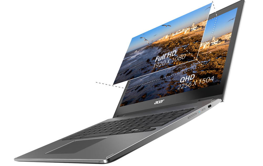 Notebook Acer Chromebook Spin 13 (CP713-2W-34CU) šedý Notebook Acer Chromebook Spin 13 (CP713-2W-34CU) šedý
