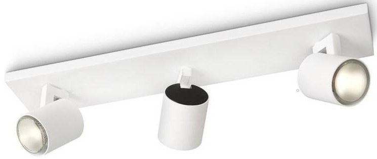 Bodové svítidlo Philips Runner, 3xGU10 bílé