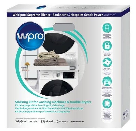 Mezikus pračka - sušička s výsuvem WPRO SKD500 bílý Mezikus pračka - sušička s výsuvem Whirlpool SKD500