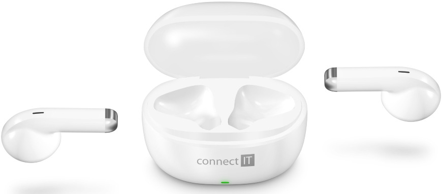 Connect IT True Wireless SonicBass, bílá