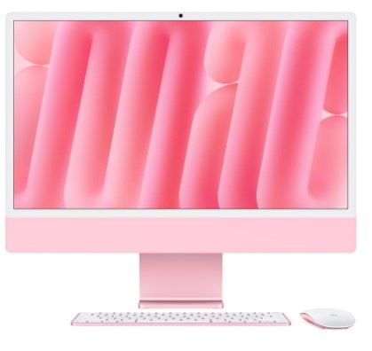 Počítač All In One Apple iMac 24" CTO M4 10× CPU 10× GPU, 24 GB, 1 TB - růžový CZ