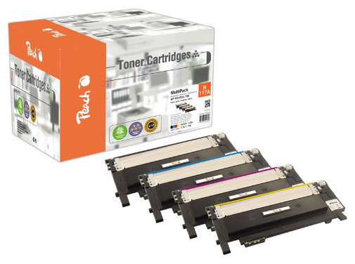 Toner Peach HP 117A, W20703A, MultiPac,1x 1000/3x 700 stran vícebarevný Toner Peach HP 117A, W20703A, MultiPac,1x 1000/3x 700 stran vícebarevný
