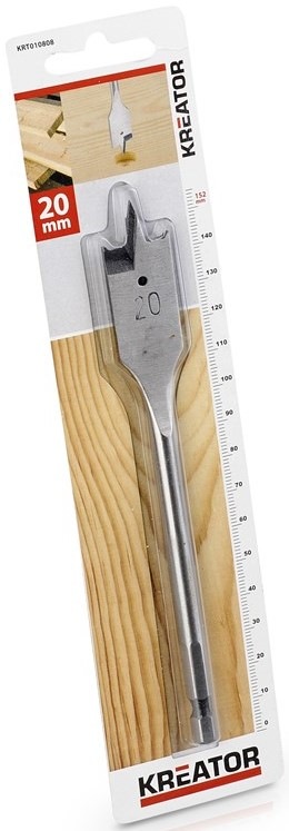 Vrták Kreator KRT010808, do dřeva 20×152 mm