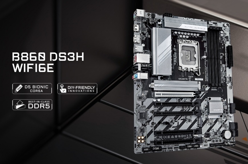 Základní deska GIGABYTE B860 DS3H WIFI6E Základní deska GIGABYTE B860 DS3H WIFI6E