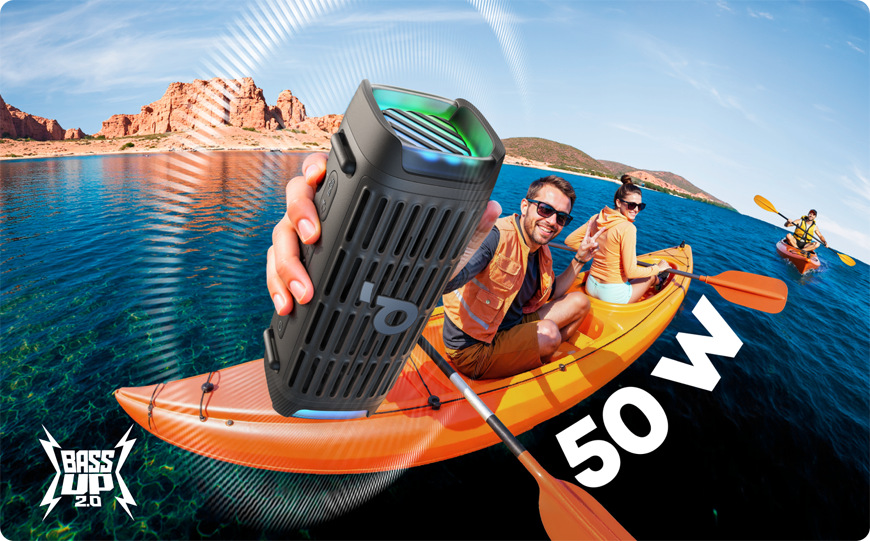Přenosný reproduktor Anker Soundcore Boom 3i hnědý Přenosný reproduktor Anker Soundcore Boom 3i hnědý