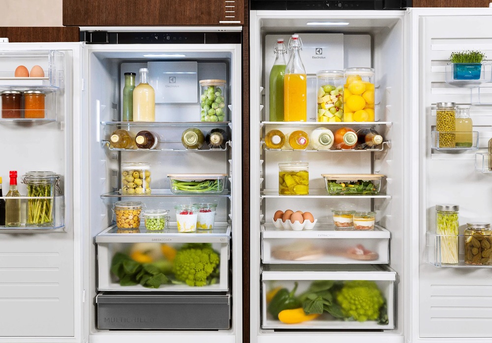 Porovnání běžné lednice Electrolux a lednice Electrolux MultiSpace.