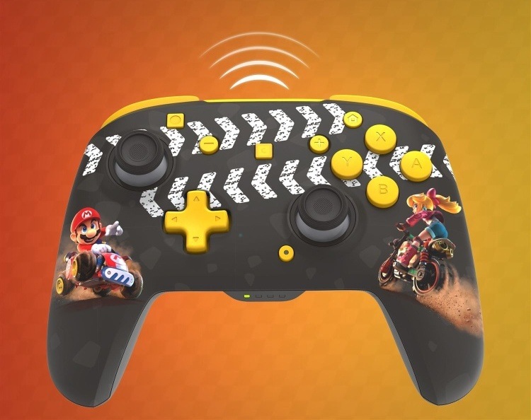Gamepad Turtle Beach Rematch Wireless Mario Kart World, NS2 černý Bezdrátový gamepad Turtle Beach s motivem Mario Kart pro Nintendo Switch 2.