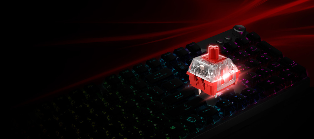 Klávesnice MSI Vigor GK71 Sonic, US černá/šedá