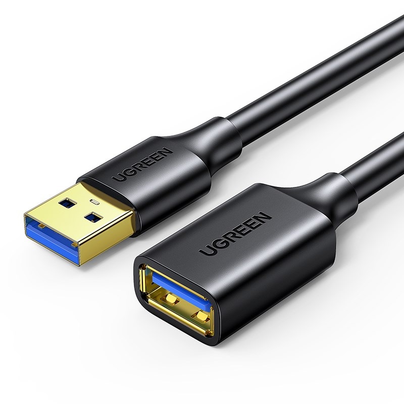 Kabel UGREEN USB 3.0, prodlužovací, 1m černý