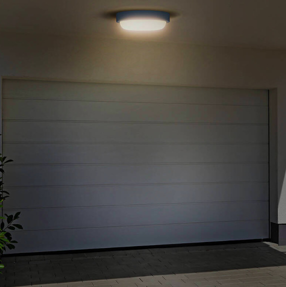 Stropní svítidlo Solight kulaté, 13W, 910lm, 4000K, IP54 šedé Stropní svítidlo Solight kulaté, 13W, 910lm, 4000K, IP54 - šedé