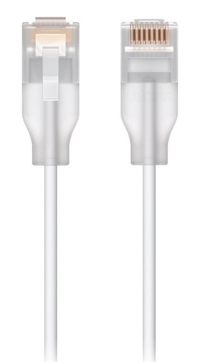Kabel Ubiquiti UniFi Patch 12m, Cat.6, 2.5Gbps bílý