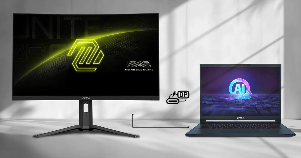 Herní monitor MSI MAG 321CUPDF černý