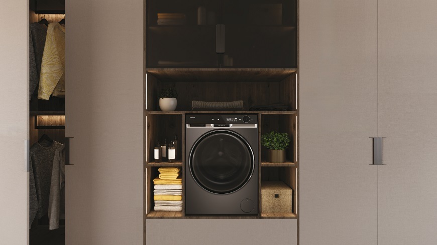 Pračka Haier HW100BD14397PGUS antracitová