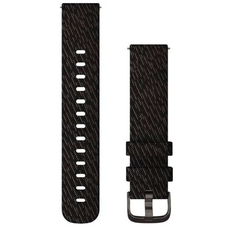 Řemínek Garmin Quick Release (20 mm), nylonový, přezka slate černý