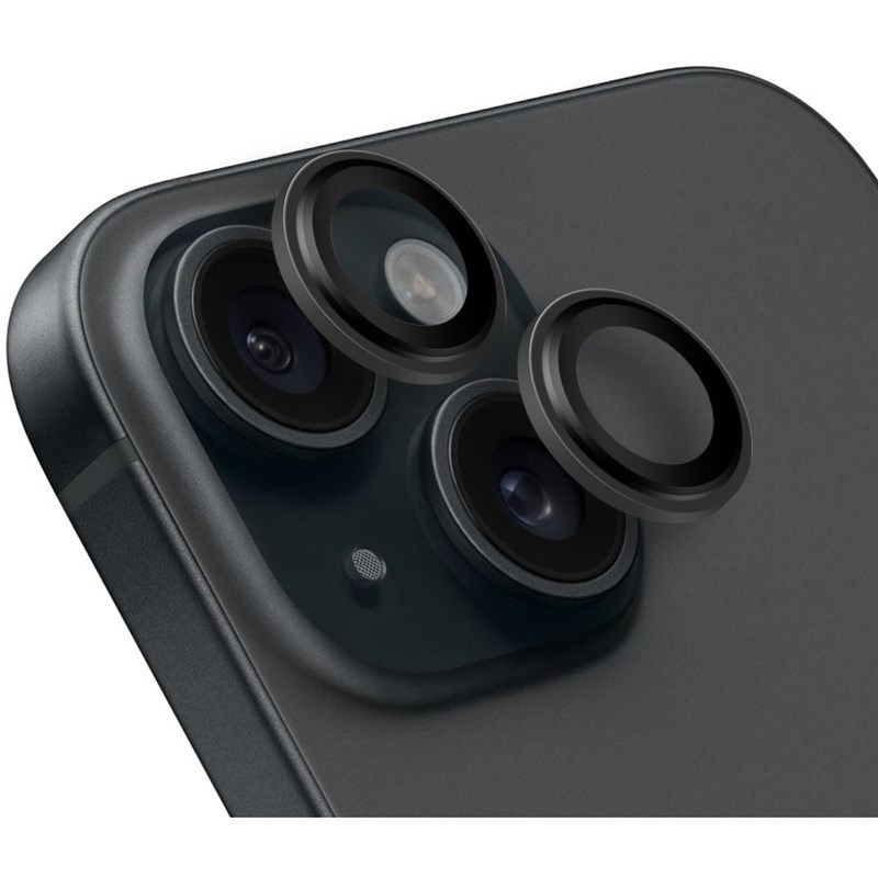 Tvrzené sklo Obal:Me Lens Protector na Apple iPhone 14/14 Plus - černé