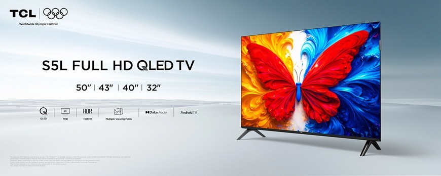 Televize TCL 43S5L Televize TCL 43S5L přináší Full HD QLED obraz s výraznými barvami, podporou HDR10 a elegantním bezrámečkovým designem pro každodenní sledování filmů, seriálů i televizního vysílání.