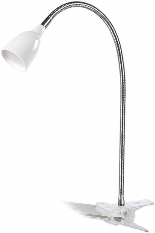 Stolní LED lampička Solight clip, 2,5W, 3000K bílá