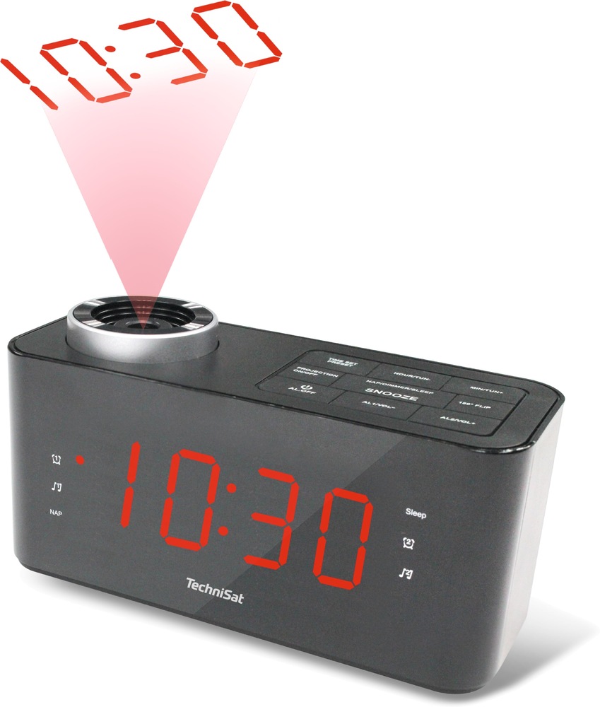 Radiobudík Technisat Digiclock 3 černý