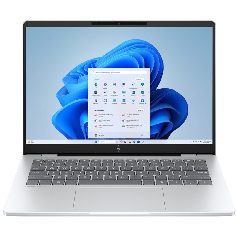 Notebook HP OmniBook 7 AI 14-fr0433nc + Game Pass předplatné na 3 měsíce stříbrný