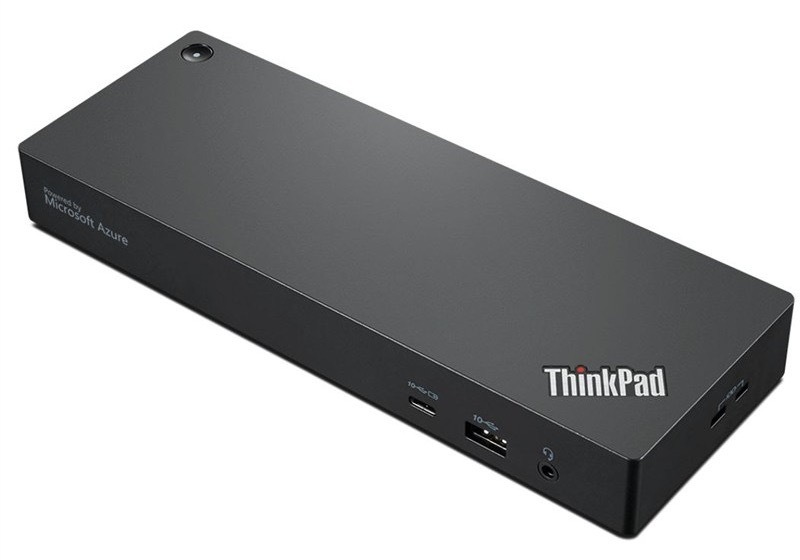 Dokovací stanice Lenovo s podporou Plug & Play, černá barva