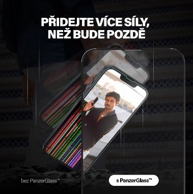 PanzerGlass na Apple iPhone 14/13/13 Pro s instalačním rámečkem (2783), průhledná