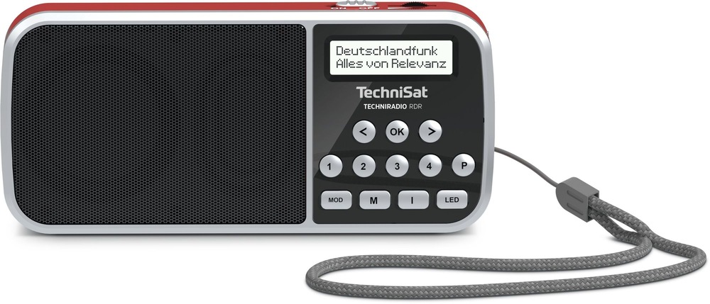 Radiopřijímač s DAB+ Technisat TECHNIRADIO RDR červený