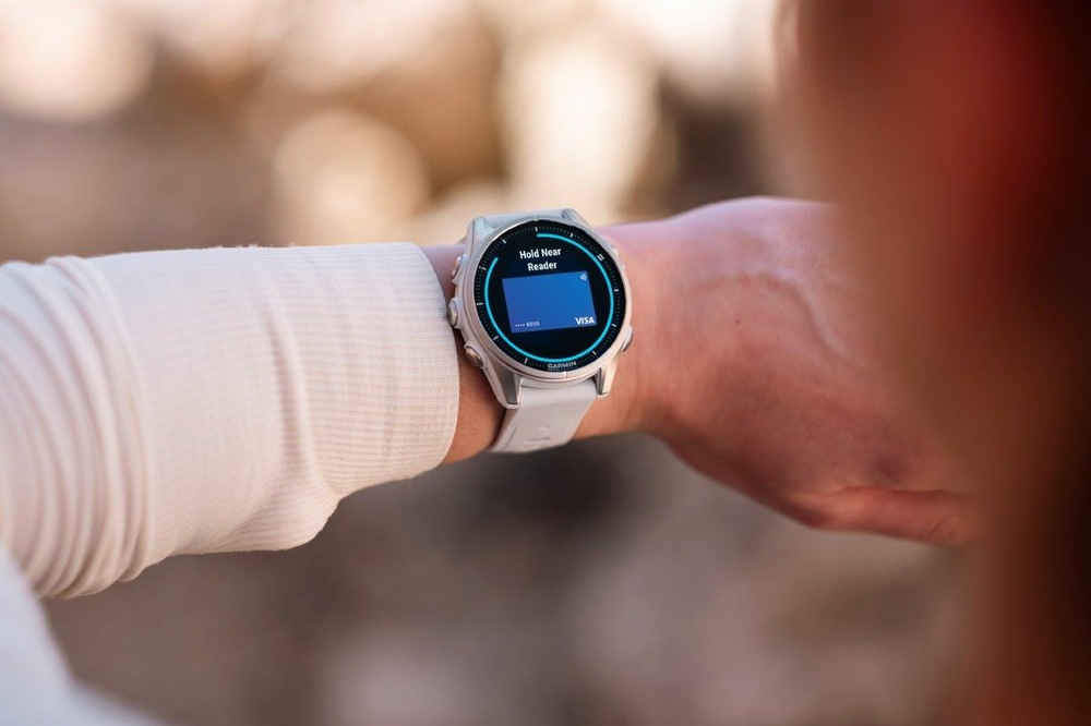 Chytré hodinky Garmin fenix 8 47 mm AMOLED - Slate Gray / Black Silicone Band