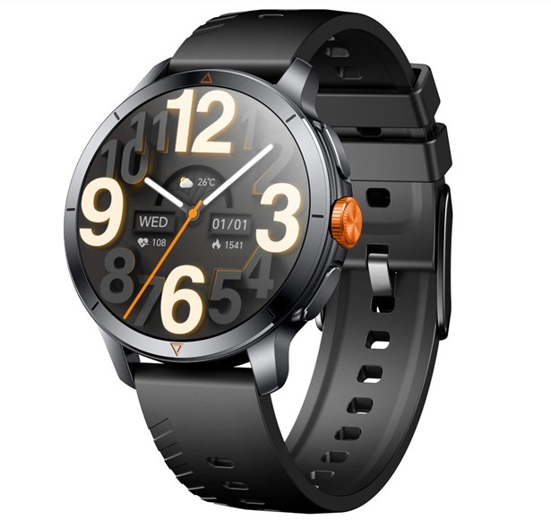 Chytré hodinky ARMODD Silentwatch 8 Pro GPS černé Detail obrázku hodinek.