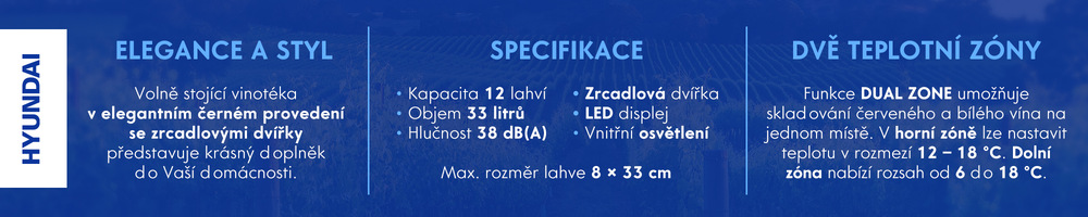 Vinotéka Hyundai VIN 12 DZ
