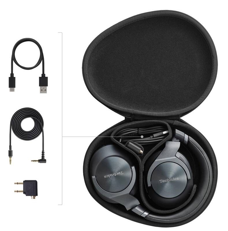Sluchátka Technics EAH-A800E-K černá