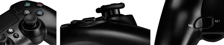 Gamepad Canyon s touchpadem pro PS4, bezdrátový černý Canyon CND-GPW5