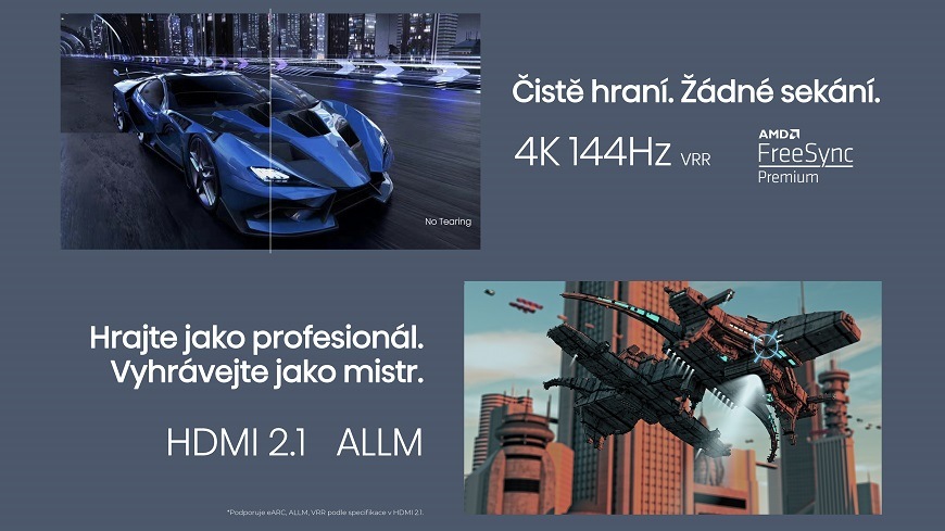 Televize Hisense 65U7KQ Televize Hisense 65U7KQ, Rychlá obnovovací frekvence