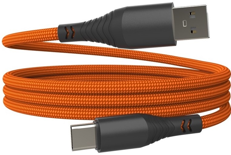 Kabel myPhone Hammer USB/USB-C 65W 1m - oranžový