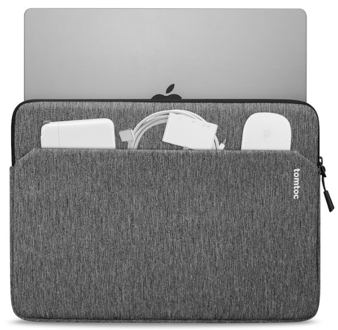 Pouzdro na notebook tomtoc Sleeve - 13" MacBook Air / 14" MacBook Pro - šedé