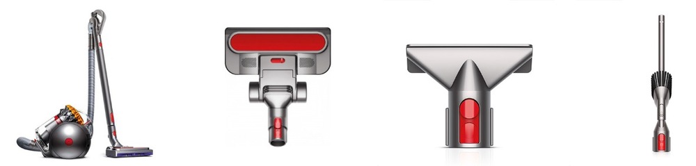 Podlahový vysavač Dyson Cinetic Big Ball Multifloor 2 stříbrný