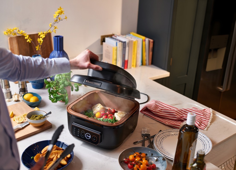 Multifunkční hrnec RUSSELL HOBBS 26520-56 SatisFry Air&Grill Multi, 5,5 l černý Multifunkční hrnec RUSSELL HOBBS 26520-56 SatisFry Air&Grill Multi, 5,5 l černý
