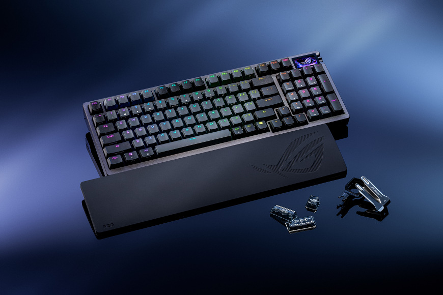 Asus ROG Azoth 96 HE – klávesnice s příslušenstvím