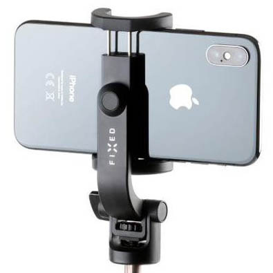 Selfie tyč FIXED Snap s tripodem a bezdrátovou spouští, 1/4" závit černá